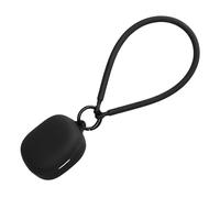 kwmobile Custodia per JBL Wave Flex Cover - Cuffie Wireless in Silicone - Porta Auricolari - Protezione Cuffie in Ear con Cinturino - nero