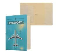 kwmobile Custodia per Passaporto - Porta Passaporto con Chiusura di Sicurezza ad Elastico - Protezione per Documenti - Grigio/Bianco/Blu Marino