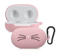 kwmobile Custodia per Samsung Galaxy Buds/Buds Plus Cover - Protezione Resistente per Auricolari Wireless - in Silicone Antigraffio - gatto