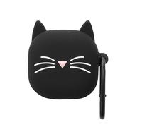 kwmobile Custodia per Samsung Galaxy Buds FE Cover - Protezione Resistente per Auricolari Wireless - in Silicone Antigraffio - gatto