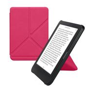 kwmobile Custodia Pieghevole Compatibile con Kobo Clara BW/Colour Cover - Cover Magnetica Pelle PU eReader con Stand - rosa shocking