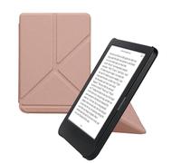 kwmobile Custodia Pieghevole Compatibile con Kobo Clara BW/Colour Cover - Cover Magnetica Pelle PU eReader con Stand - oro rosa