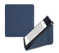 kwmobile Custodia Pieghevole Compatibile con Kobo Sage Cover - Cover Magnetica Pelle PU eReader con Stand - blu scuro