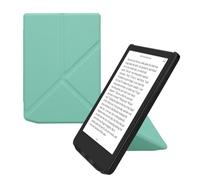 kwmobile Custodia Pieghevole Compatibile con Pocketbook Verse/Pro/Color/Vivlio Light Cover - Cover Magnetica Pelle PU eReader con Stand - menta