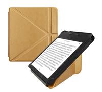 kwmobile Custodia Pieghevole Origami Compatibile con Kobo Libra 2 Cover - Cover Magnetica Pelle PU eReader con Stand - Oro