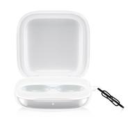 kwmobile Custodia Protettiva Compatibile con Beats Fit Pro - Cover Box Portauricolari in Silicone TPU - Soft Case - trasparente