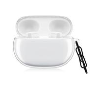 kwmobile Custodia Protettiva Compatibile con Beats Studio Buds - Cover Box Portauricolari in Silicone TPU - Soft Case - trasparente