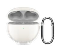 kwmobile Custodia Protettiva Compatibile con Huawei FreeBuds 7i - Cover Box Portauricolari in Silicone TPU - Soft Case - trasparente