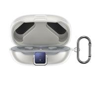 kwmobile Custodia Protettiva Compatibile con JBL Endurance Peak 3 - Cover Box Portauricolari in Silicone TPU - Soft Case - trasparente