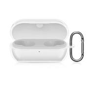 kwmobile Custodia Protettiva Compatibile con Sony WF-C710N - Cover Box Portauricolari in Silicone TPU - Soft Case - trasparente