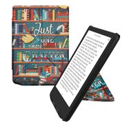 kwmobile Custodia protettiva in ecopelle per e-reader Pocketbook Verse/Pro/Color/Vivlio Light - Custodia a libro per e-reader in multicolore - Ancora un Capitolo