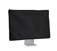 kwmobile Custodia Protettiva Monitor PC Compatibile con 27-28" monitor - Copri Computer Desktop - Copertura Antipolvere PC nero