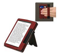 kwmobile Custodia eReader Compatibile con Amazon Kindle Oasis 10. Generation Cover - Cover eBook Pelle PU con Stand Cinturino Porta Carte Cuore