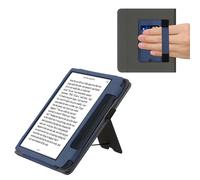kwmobile Custodia eReader Compatibile con Amazon Kindle Oasis 10. Generation Cover - Cover eBook Pelle PU con Stand Cinturino Porta Carte Sole