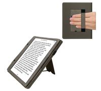 kwmobile Custodia eReader Compatibile con Amazon Kindle Scribe (2022/2024) Cover - Cover eBook Pelle PU con Stand Cinturino Porta Carte Cuore
