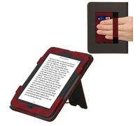 kwmobile Custodia eReader Compatibile con Kobo Clara BW/Colour Cover - Cover eBook Pelle PU con Stand Cinturino Porta Carte Cuore