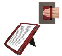 kwmobile Custodia eReader Compatibile con Pocketbook InkPad Eo Cover - Cover eBook Pelle PU con Stand Cinturino Porta Carte Cuore