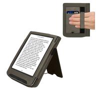 kwmobile Custodia eReader Compatibile con Pocketbook Verse/PRO/Color/Vivlio Light Cover - Cover eBook Pelle PU con Stand Cinturino Porta Carte Cuore