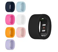 kwmobile Custodia Protettiva Smart Ring Silicone Compatibile con RingConn Gen 2 SmartRing - M size 9 10 11 Case - Set di 8 - Copertura Anello Intelligente - multicolore