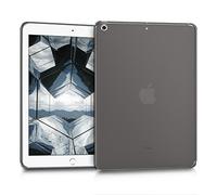 kwmobile Custodia Protettiva Tablet Compatibile con Apple iPad 9.7 (2017/2018) Cover - Cover Trasparente Morbida Silicone Tablet nero/trasparente