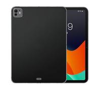 kwmobile Custodia Protettiva Tablet Compatibile con Apple iPad PRO 11" (2024) Cover - Cover Trasparente Morbida Silicone Tablet Nero/Trasparente