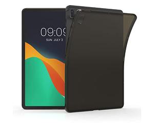kwmobile Custodia Protettiva Tablet Compatibile con Samsung Galaxy Tab S7 Fe Cover - Cover Trasparente Morbida Silicone Tablet Nero/Trasparente