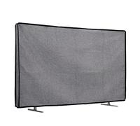 kwmobile Custodia Protettiva TV Compatibile con 49-50" TV - Copri Televisore da Esterno - Copertura Antipolvere TV grigio scuro