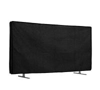 kwmobile Custodia Protettiva TV Compatibile con 65" TV - Copri Televisore da Esterno - Copertura Antipolvere TV nero