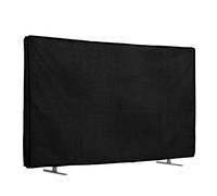 kwmobile Custodia Protettiva TV Compatibile con 85" TV - Copri Televisore da Esterno - Copertura Antipolvere TV nero