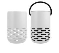 kwmobile Custodia Silicone Cassa Wireless Compatibile con Bose Portable Home Speaker - Custodia Protettiva Mini Altoparlante Portatile bianco