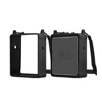 kwmobile Custodia Silicone Cassa Wireless Compatibile con Marshall Stockwell II - Custodia Protettiva Mini Altoparlante Portatile nero