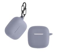 kwmobile Custodia Silicone Cuffie Compatibile con Huawei FreeBuds SE2 Cover - Custodia Porta Auricolari con Moschettone - Case lavanda