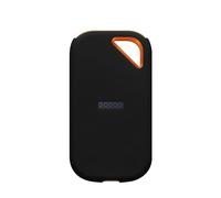 Kwmobile Custodia SSD Silicone Compatibile con Sandisk E81 (Non per E61) - Cover Portatile - Protezione Disco Rigido Esterno Nero