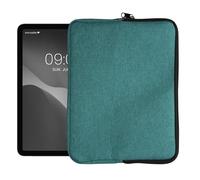 kwmobile Custodia Tablet Compatibile con 12,4"-12,9" Tablet Cover - Custodia eReader Universale con Cerniera - eBook Reader Case in Tessuto - 28,7 x 21,7 cm