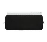 kwmobile Custodia Tastiera Wireless Compatibile con iClever BK10 Wireless - Porta Tastiera PC Portatile - Copri Tastiera Computer Nero