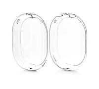 kwmobile Custodia Trasparente Cuffie Compatibile con Apple AirPods Max/AirPods Max 2 Cover TPU - Copri Padigioni Cuffie Antigraffio - trasparente