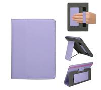 kwmobile Custodia Universale per 6-7" eReader Cover eBook Reader - Protezione eBook con Cinghia e Supporto da Tavolo - in Pelle PU - lavanda