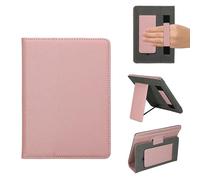 kwmobile Custodia Universale per 6-7" eReader Cover eBook Reader - Protezione eBook con Cinghia e Supporto da Tavolo - in Pelle PU - rosa