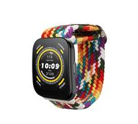 kwmobile Fascia compatibile con 22mm Amazfit Bip 6 / Bip 5 Unity/Bip 5 / GTS 3 / Balance 2 / Helio Strap - Cinturino Smart-Watch Fitness-Tracker Nylon multicolore ca. 14-22 cm