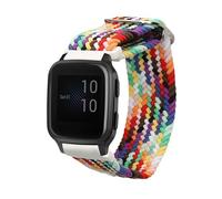 kwmobile Fascia compatibile con Garmin Venu Sq 2 Music/Sq 2 / Vivoactive 6 / Vivoactive 5 - Cinturino Smart-Watch Fitness-Tracker Nylon multicolore ca. 17 cm