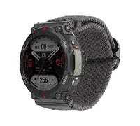 kwmobile Fascia compatibile con Huami Amazfit T-Rex 2 - Cinturino Smart-Watch Fitness-Tracker Nylon grigio ca. 14-22 cm