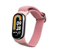 kwmobile Fascia compatibile con Xiaomi Mi Band 8 / Mi Band 9 - Cinturino Smart-Watch Fitness-Tracker Nylon rosa antico ca. 17 cm