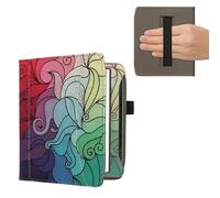 kwmobile Flip Cover Protettiva compatibile con Pocketbook Era/Era Color/Era Lite - copertina Antigraffio per eReader con Portacarte e Fascia Prensile in Pelle PU