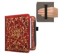 kwmobile Flip Cover Protettiva compatibile con Pocketbook Era/Era Color/Era Lite - copertina Antigraffio per eReader con Portacarte e Fascia Prensile in Pelle PU