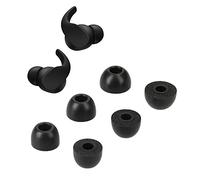 kwmobile Gommini Auricolari Memory Foam Set da 6 Compatibile con Beats Fit Pro - Gommini Cuffie In Ear Schiuma - 3 Size nero