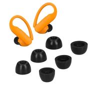 kwmobile Gommini Auricolari Memory Foam Set da 6 Compatibile con Beats Powerbeats Pro 2 - Gommini Cuffie In Ear Schiuma - 3 Size nero
