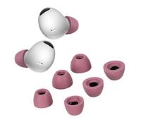 kwmobile Gommini Auricolari Memory Foam Set da 6 Compatibile con Samsung Galaxy Buds 2 Pro - Gommini Cuffie In Ear Schiuma - 3 Size lilla pastello