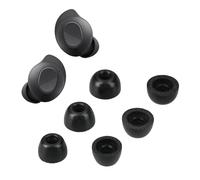 kwmobile Gommini Auricolari Memory Foam Set da 6 Compatibile con Samsung Galaxy Buds FE - Gommini Cuffie In Ear Schiuma - 3 Size nero