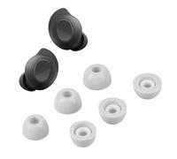 kwmobile Gommini Auricolari Memory Foam Set da 6 Compatibile con Samsung Galaxy Buds FE - Gommini Cuffie In Ear Schiuma - 3 Size grigio