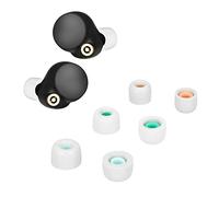 kwmobile Gommini Auricolari Memory Foam Set da 6 Compatibile con Sony WF-1000XM4 - Gommini Cuffie In Ear Schiuma - 3 Size bianco